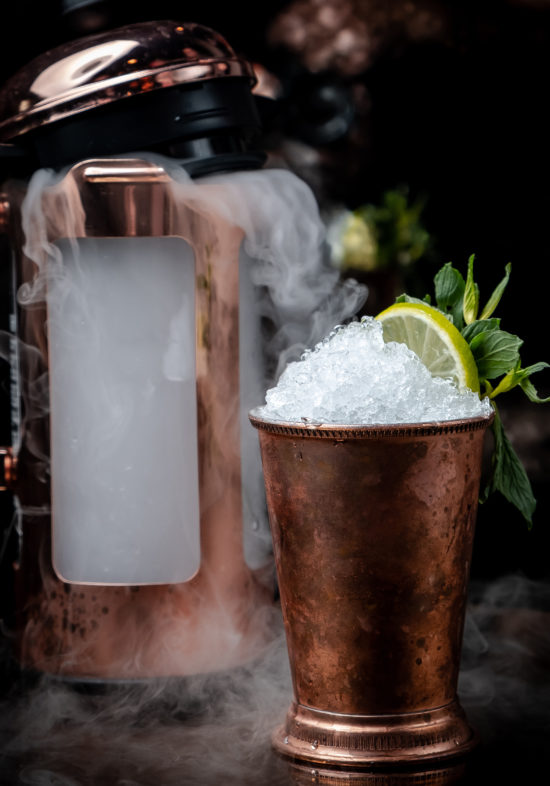 cold cocktail on the table
